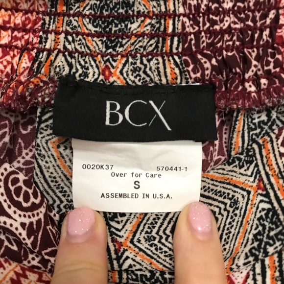 BCX Patterned Pants - Picture 5 of 5